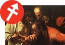 The Incredulity of Saint Thomas - Michelangelo Merisi da Caravaggio